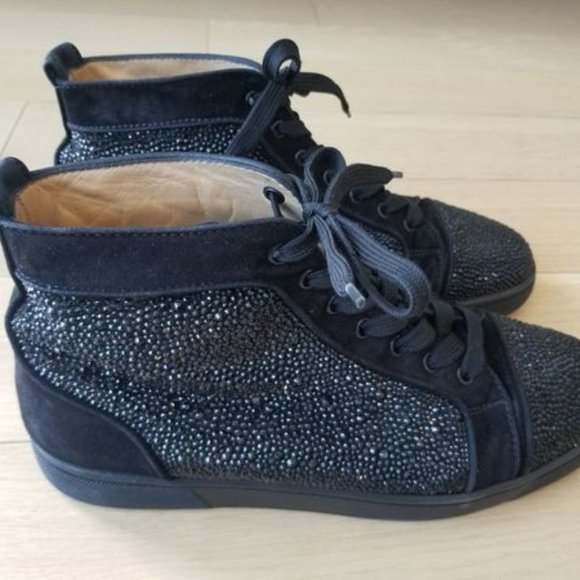 Louboutin Louis Strass Flat Shoes